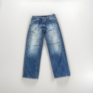 Calvin Klein Men's Straight Leg Blue Denim Jeans Size 34x30 Actual Dark Wash